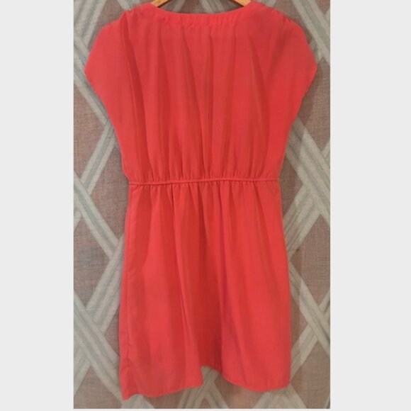 Cute Pink Cross V Neck Dress Forever 21 Essentials - Picture 2 of 5